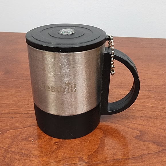 Stainless steel mug w compass lid - Picture 11 of 11